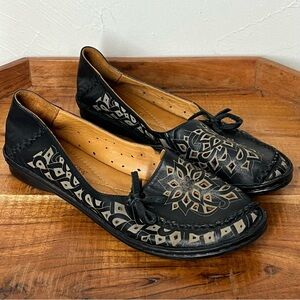 La Pinta Leather Flexible Loafers Women 42